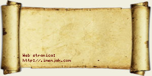 Milana Krnjinac vizit kartica